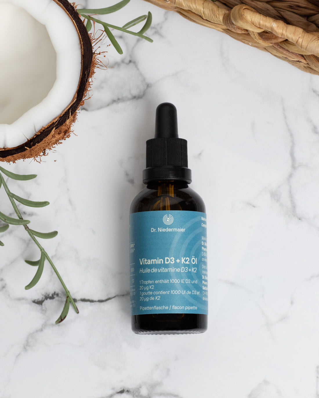 Huile de vitamine D3 + K2