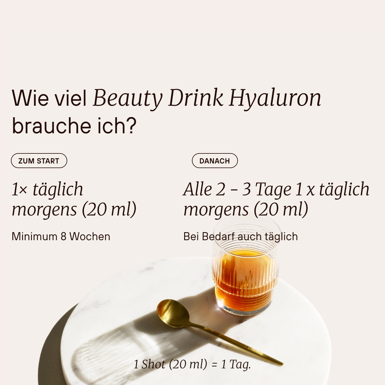 Dr. Niedermaier Boisson de beauté Hyaluron